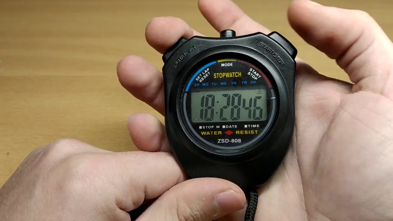 Cronometro ZSD 808: cómo quitar las alarmas