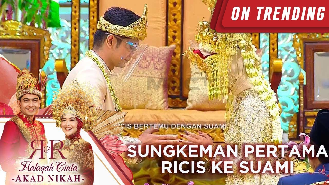 TANGIS MEWARNAI SUNGKEMAN PERTAMAKALI RICIS KEPADA SANG SUAMI | HALAQAH CINTA RICIS RYAN AKAD NIKAH