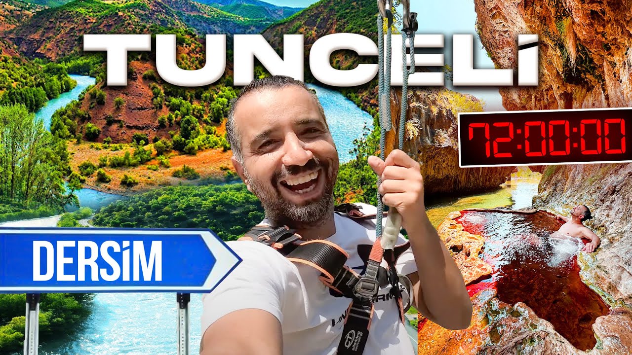 72 SAATTE TUNCELİ GEZİ REHBERİ | Dersim'de Meşhur Doğal Havuzu Buldum !
