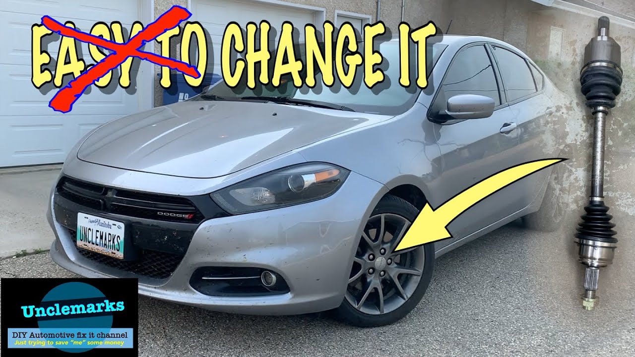 How to replace change a cv joint on Dodge Dart 2012-2016 (EP 212)
