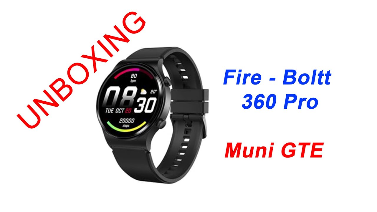 Unboxing the Boltt 360 Pro: Your Affordable Smartwatch Solution #munigte