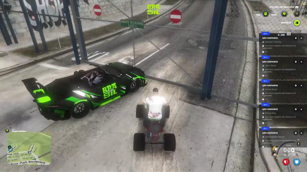 INVADI UMA FAVELA INFILTRADO COM A ROUPA DELES E LEVEI USS 15 #paulinhooloko #brasilrp #gta