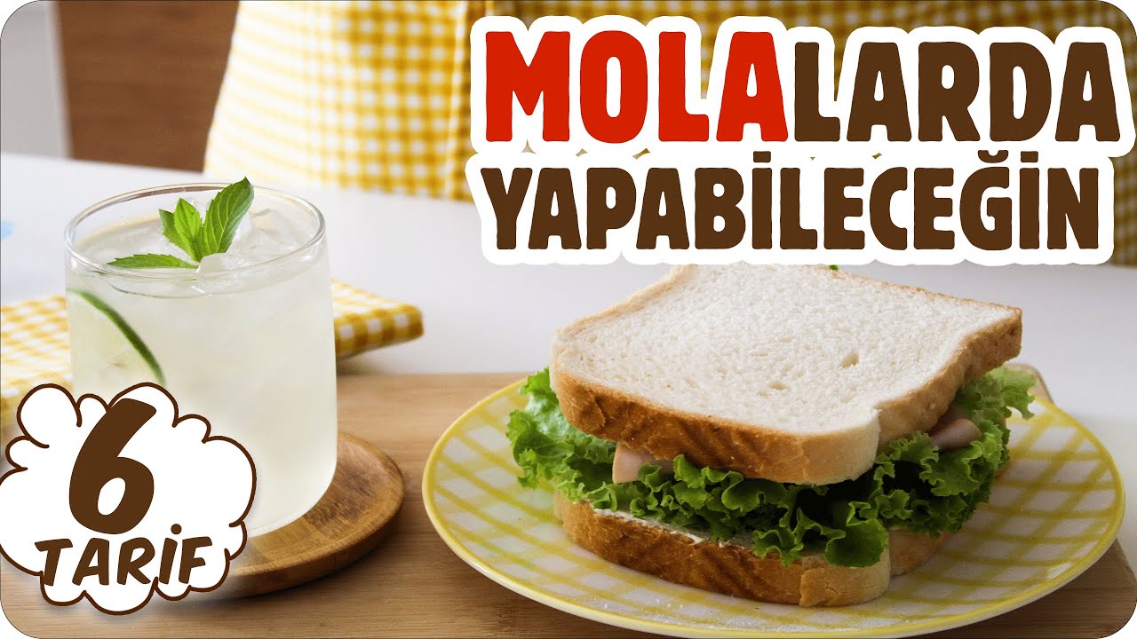 Ders Aralarında Yapabileceğin ATIŞTIRMALIK TARİFLER | 6 DAKİKA 6 TARİF 🍕