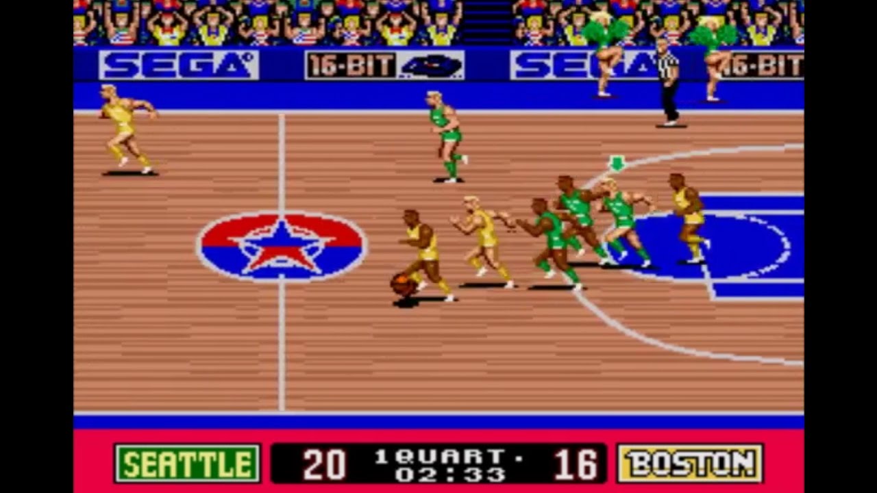 Pat Riley Basketball - Mega Drive