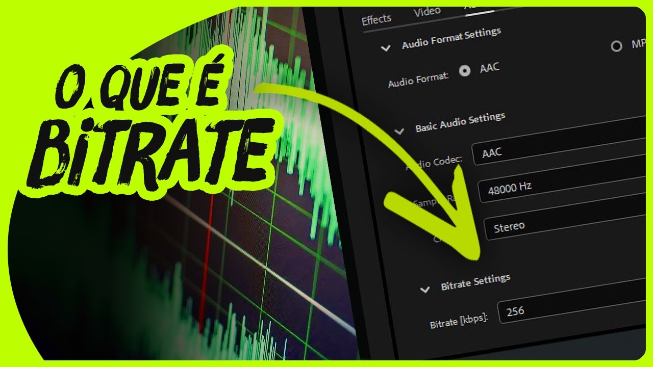 O que é Bit rate e como ele ajuda na qualidade do áudio?
