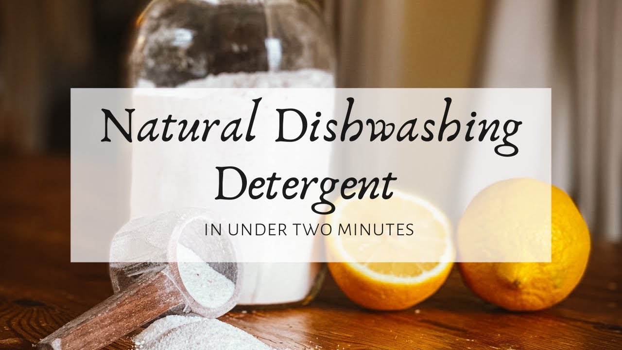 Homemade All Natural Dishwashing Detergent That Actually Works! | HOMEGROWN HOPES | DIY