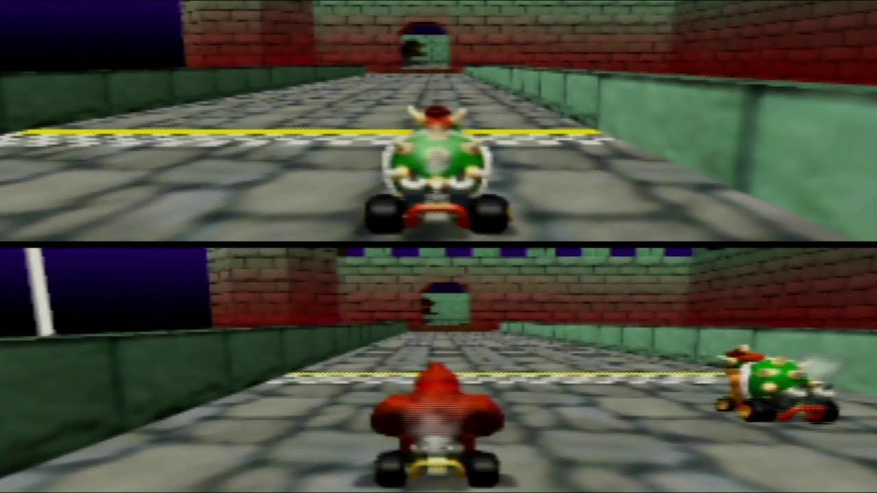 mario kart 64 racing sunday evening
