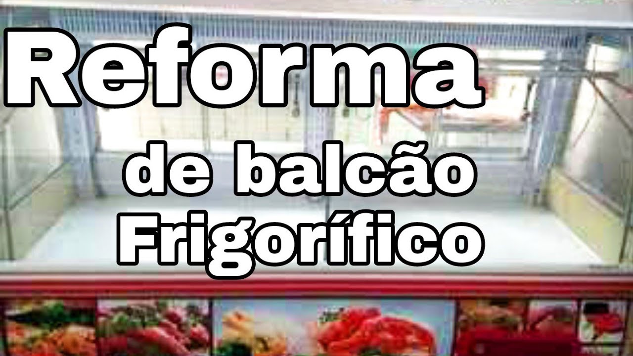 Reformar de balcão frigorífico