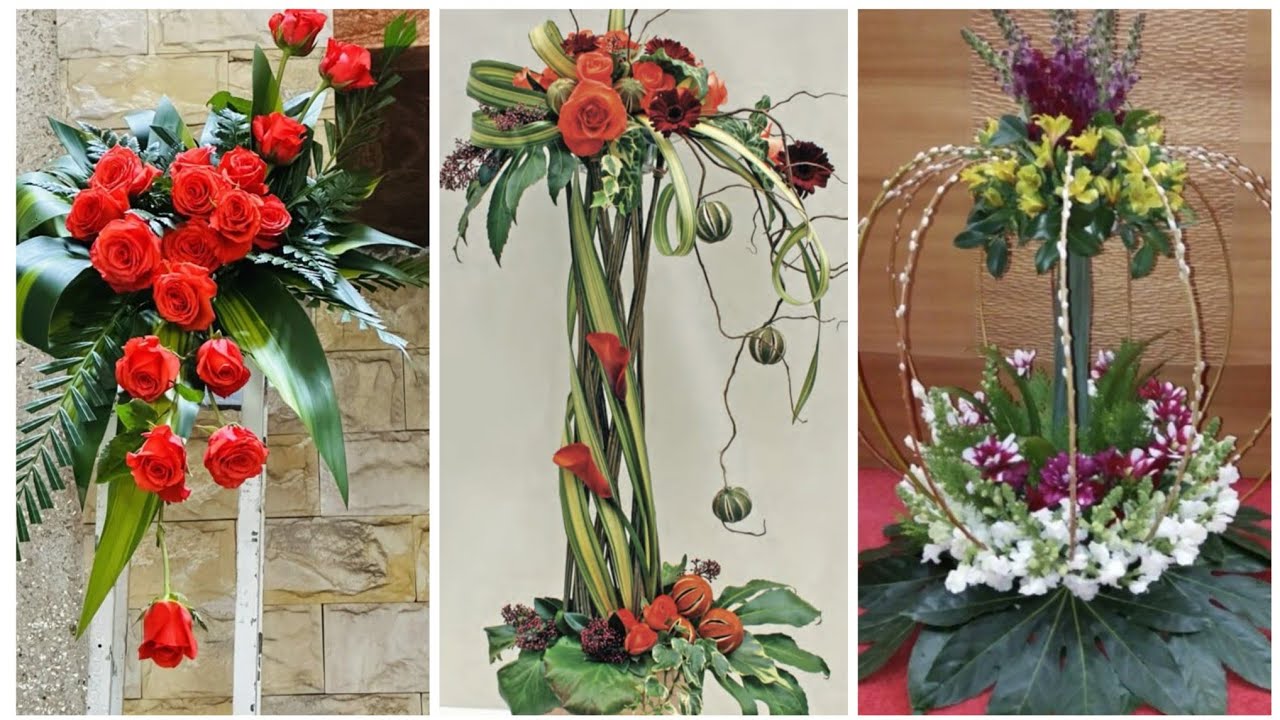 Latest fresh flower arrangement and decoration 