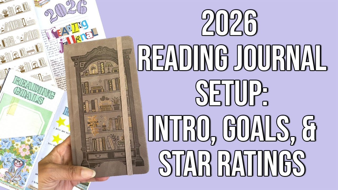 My 2026 Reading Journal Setup: Intro Page, Goals, and Star Ratings