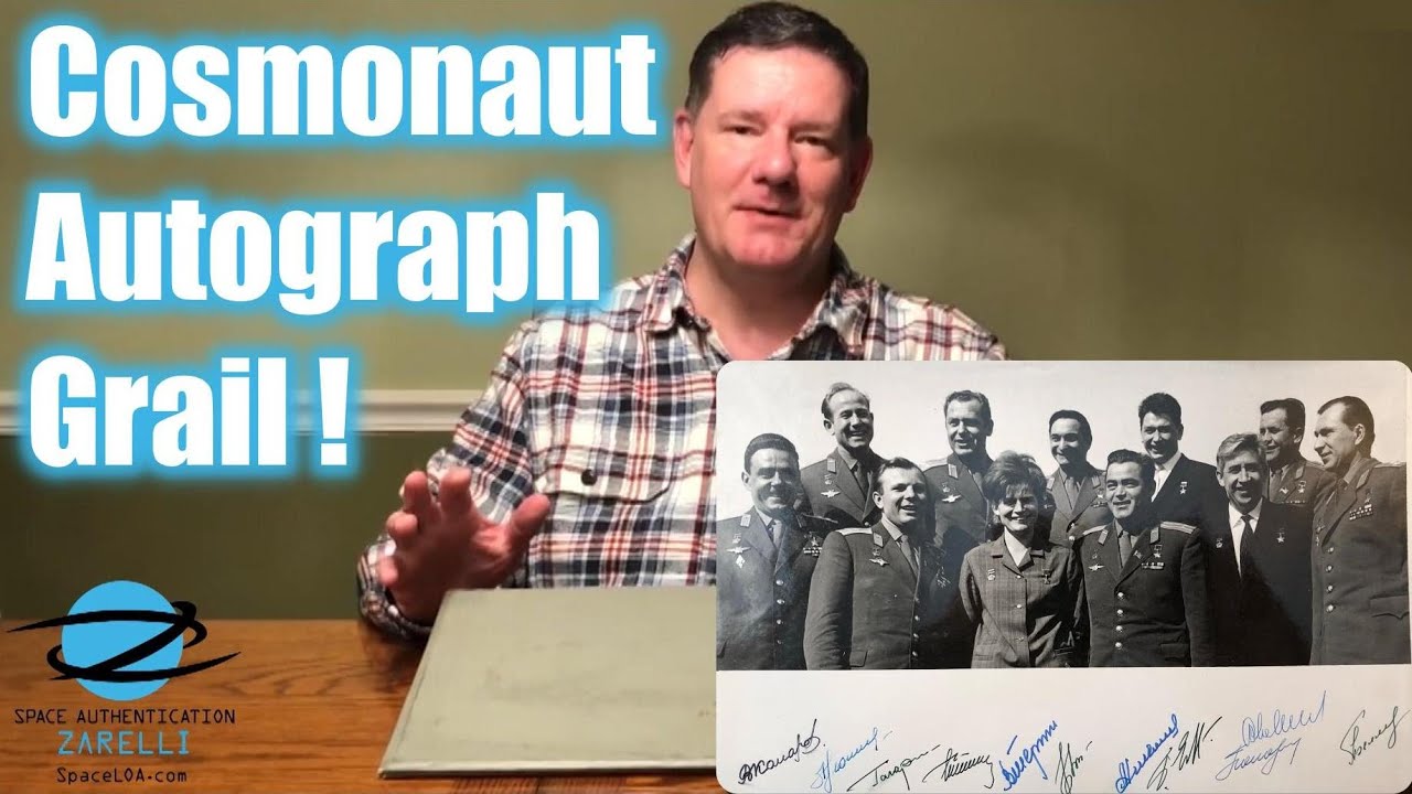 Collectibles Chat Ep 14   Cosmonaut Autograph GRAIL !