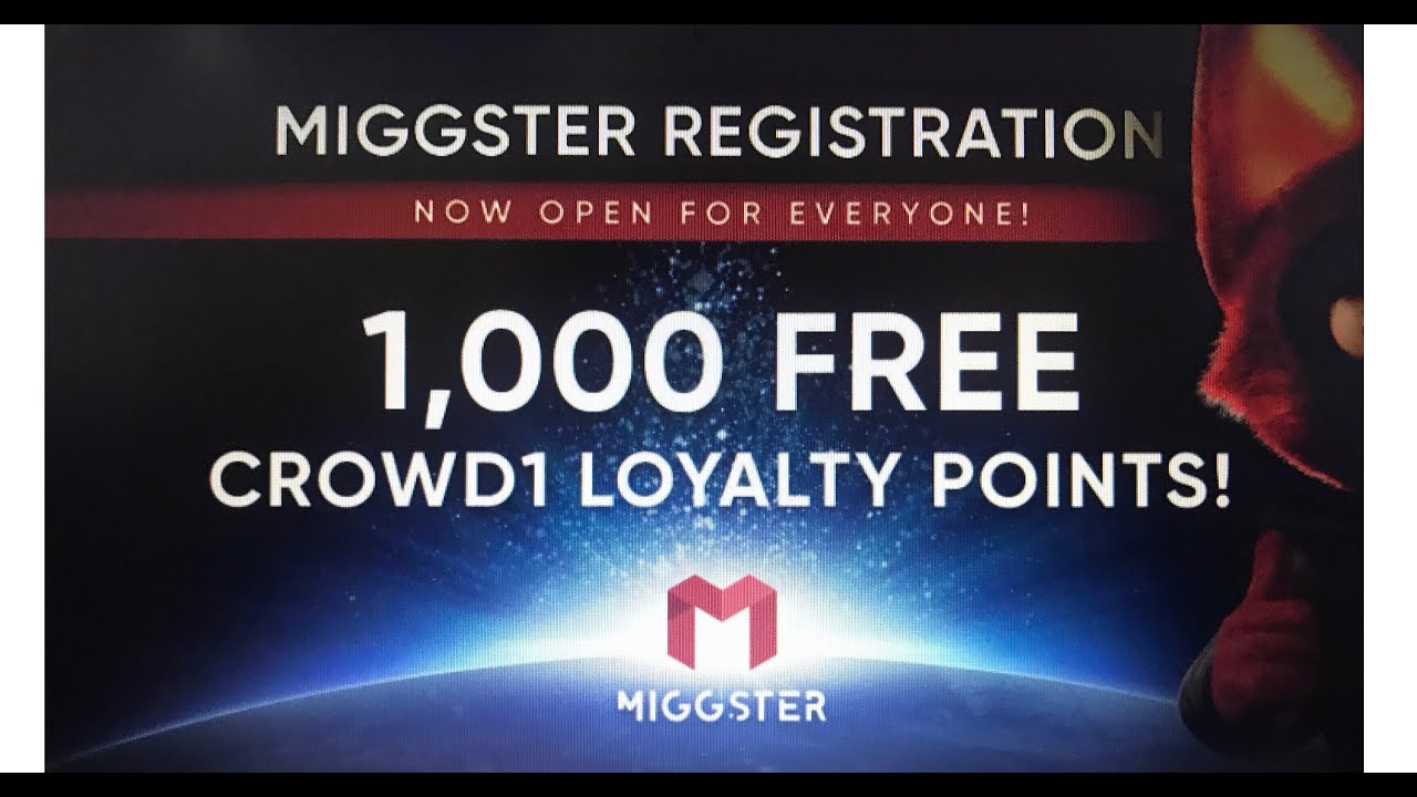 MIGGSTER CROWD1 AMAZING//1000 FREE CROWD1 LOYALTY POINTS//GCOMS SIARGAO