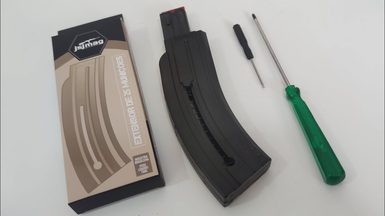 Instala&ccedil;&atilde;o do extensor de 25 muni&ccedil;&otilde;es para CBC 7022 - JSJMAG