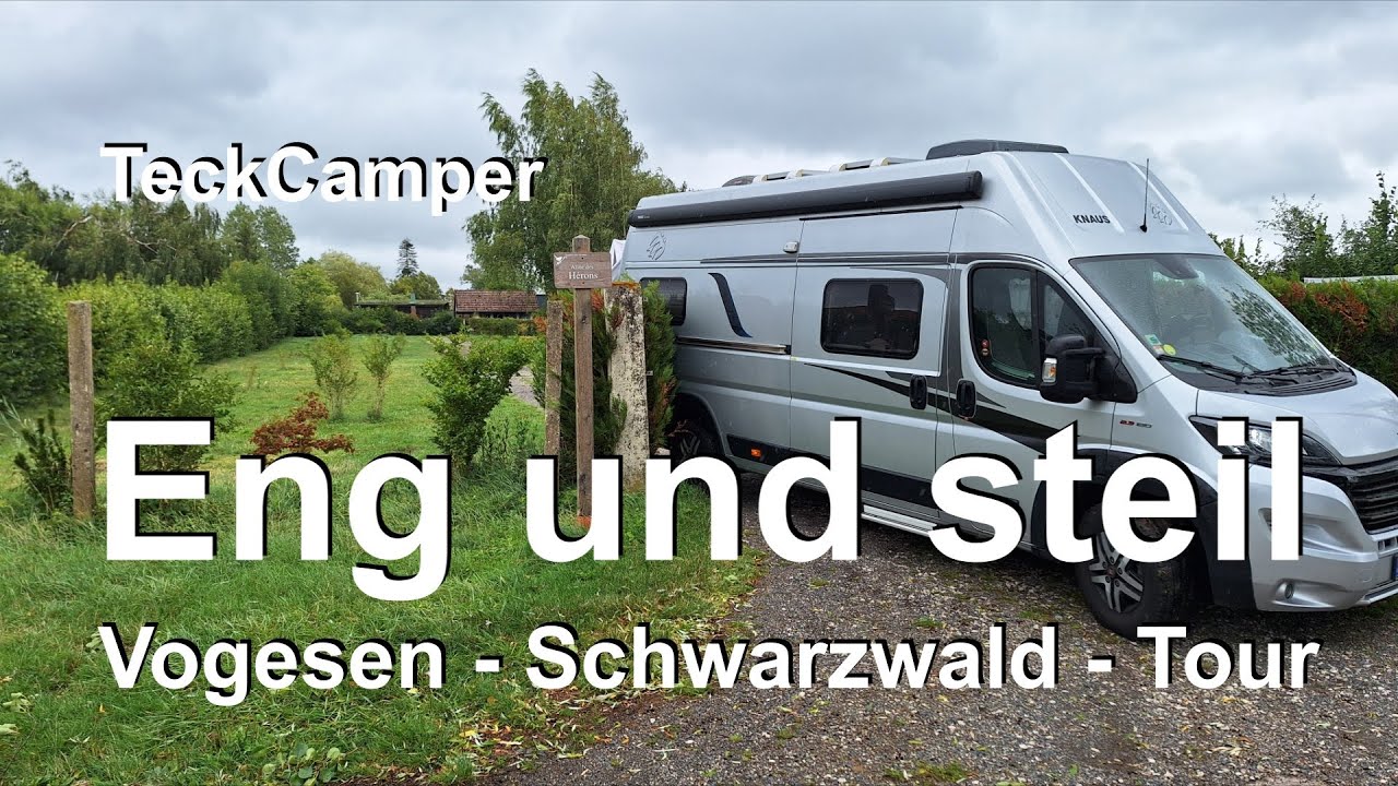 Vogesen-Schwarzwald-Tour, Camping-Car Park Seltz, Camping Mittersheim, Stellplatz Bad Herrenalb