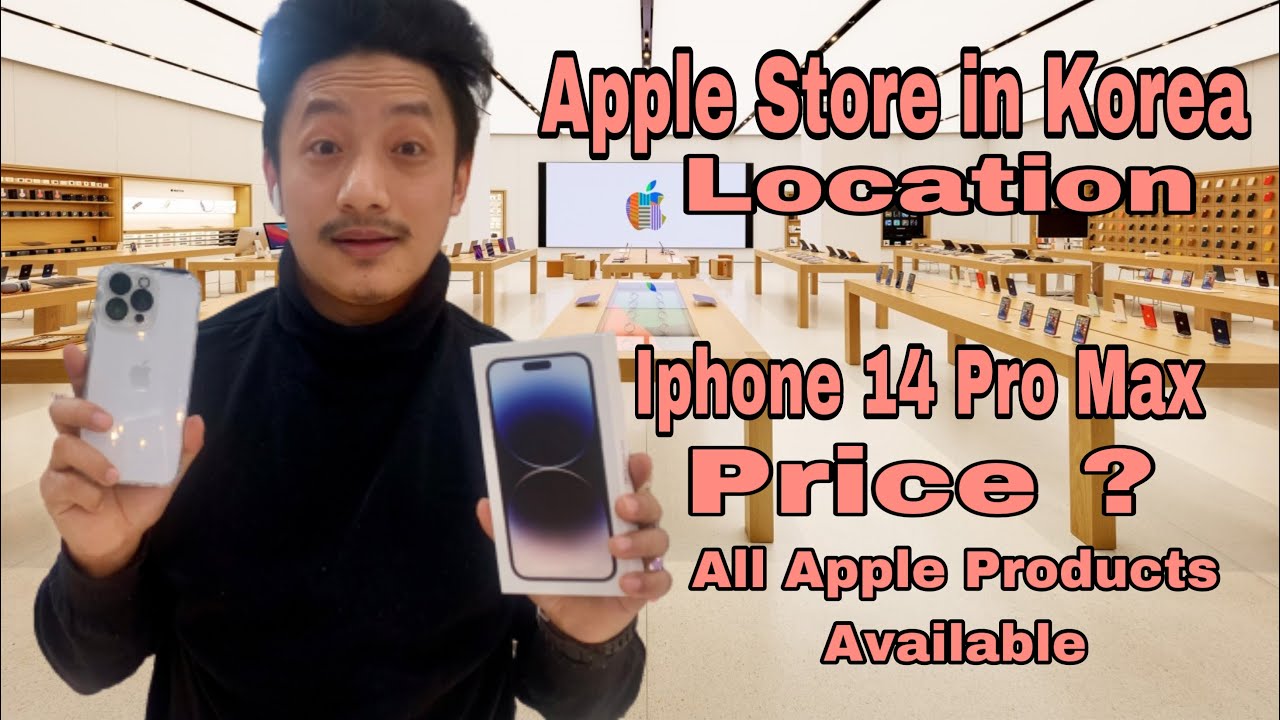 Apple Store in Korea || Bought Iphone 14 Pro Max || Iphone 14 Price in Korea