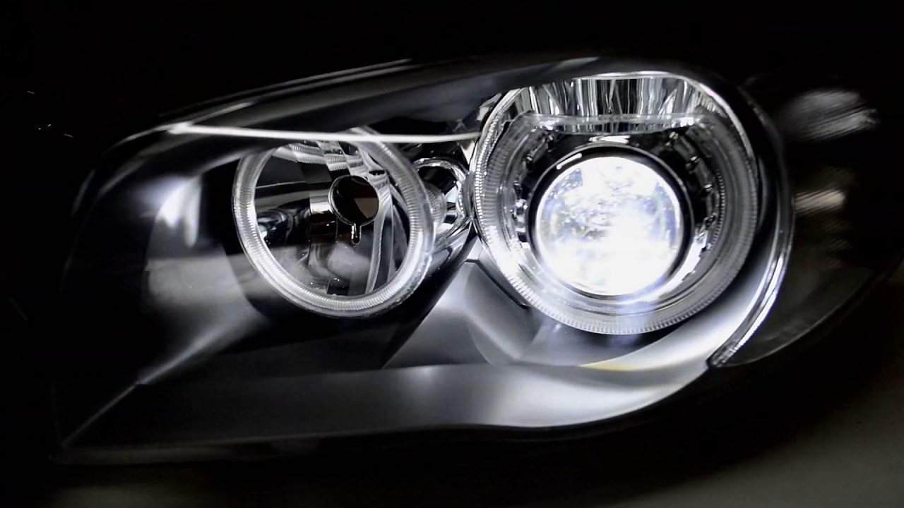 BMW E87 OEM Projector Angel Eye Projector  Headlight Retrofit