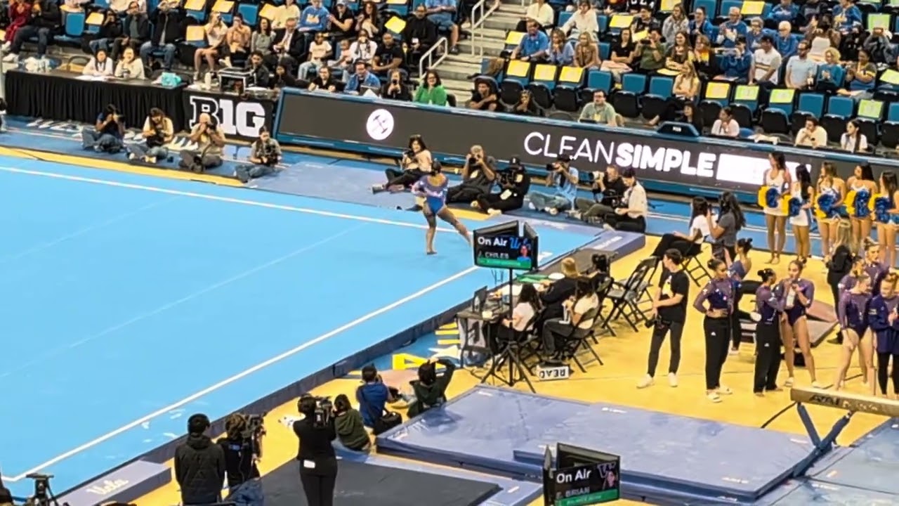 Jordan Chiles UCLA Gymnastics Performance 3 🔥 #uclabruins #uclagymnastics #jordanchiles #gymnast 