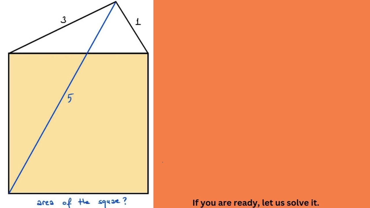 WHAT IS THE AREA OF THE SQUARE?