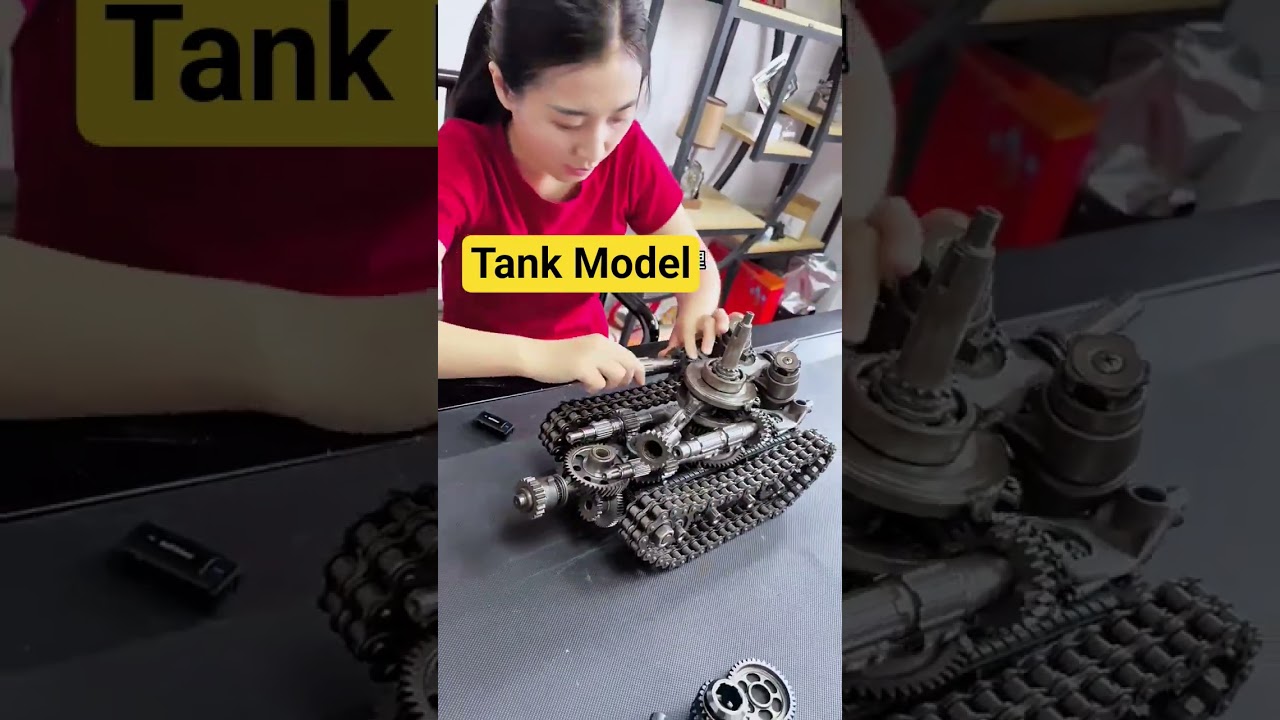 Full Metal Model Build 🏍️⚙️ #MetalModel #Machinery #DIY #Engineering #CreativeBuild