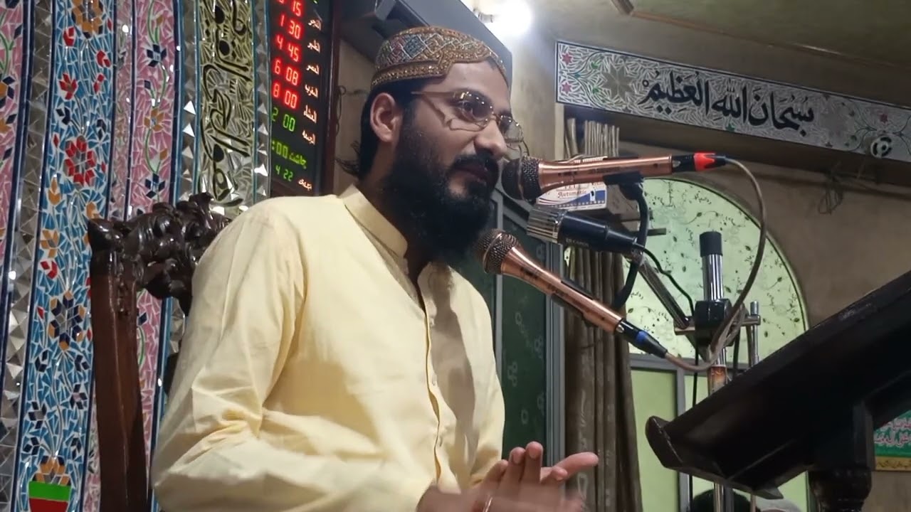 مولانا مظفر حمید وٹو۔موضوع ولادت مصطفی صلی اللّٰہ علیہ وسلم سے پہلے ذکر احمد