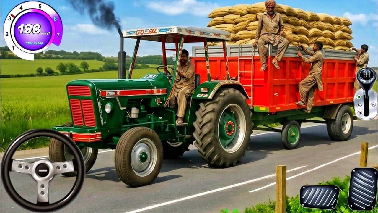Real New Modern Tractor Farming Simulator 3D - Bast Tractor Driving Games For Android Gameplay