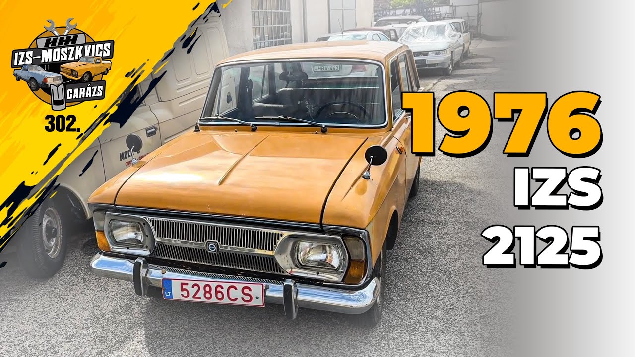 Garázs videó 302. - filmforgatás és IZS 2125.