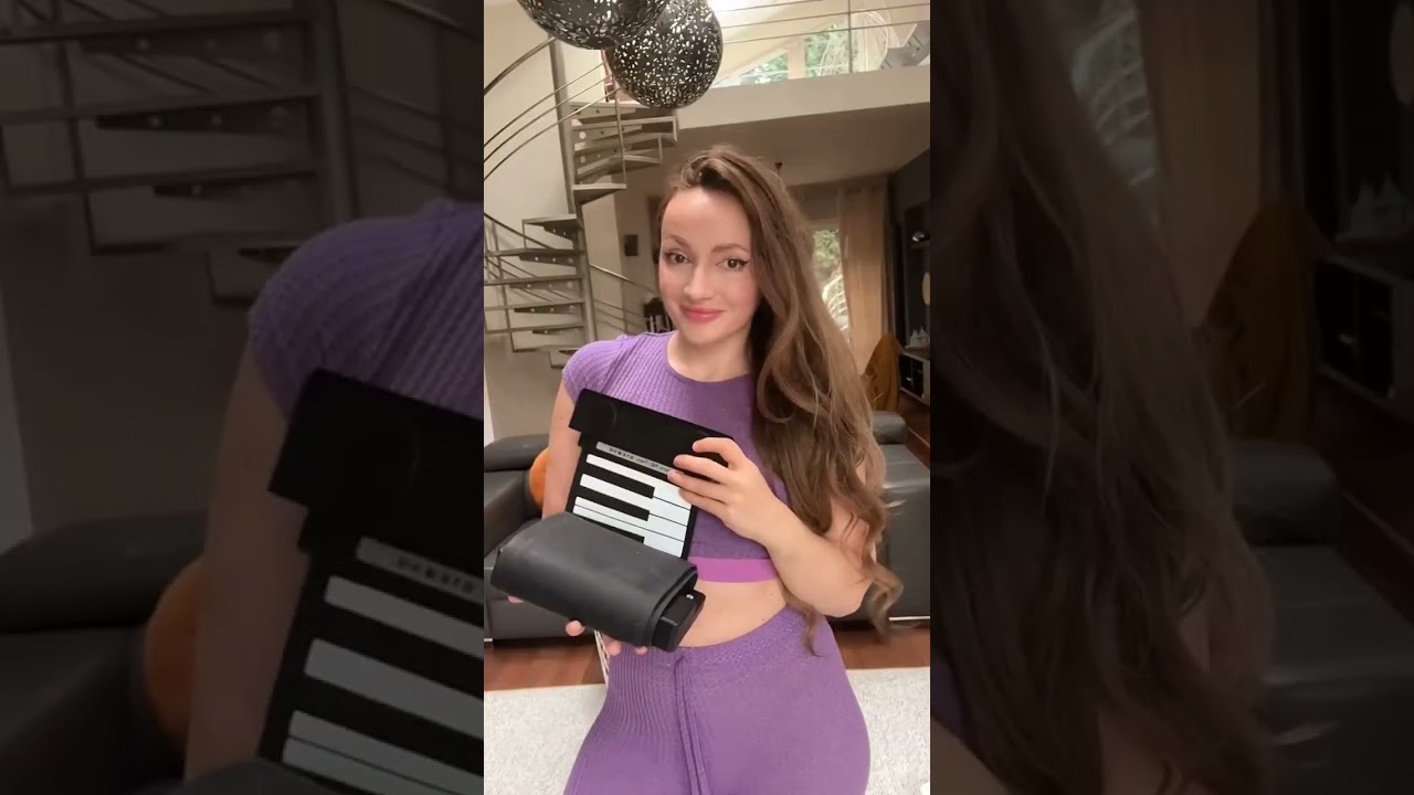 TO CHYBA NAJLEPSZY GADŻET NA PREZENT 😍 rolowane pianino kt&oacute;re mieści się w kieszeni?! #vlog #daily