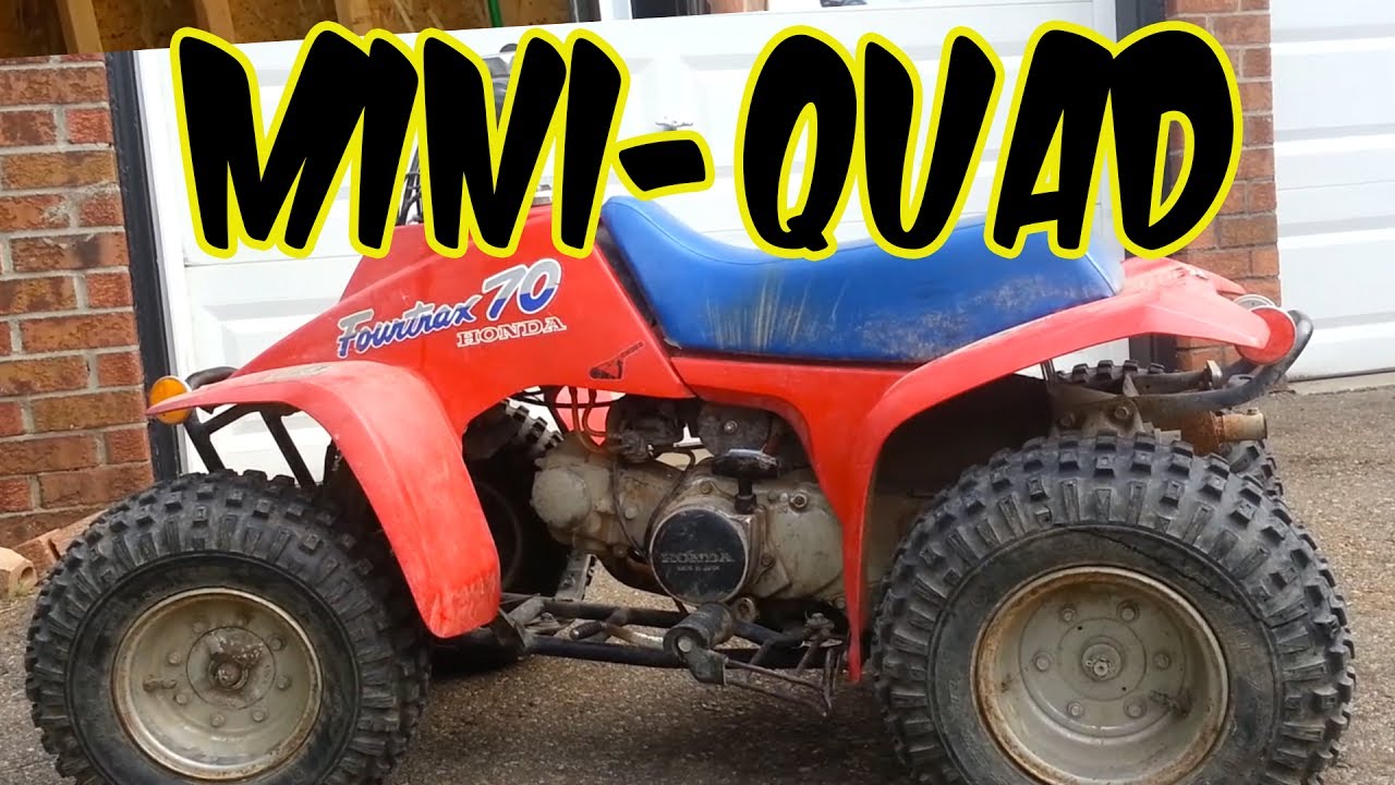INSANE MINI QUAD!!! 1987 HONDA TRX 70