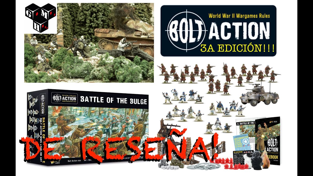 De Reseña! BOLT ACTION 3V - Battle Of The Bulge (set de inicio)
