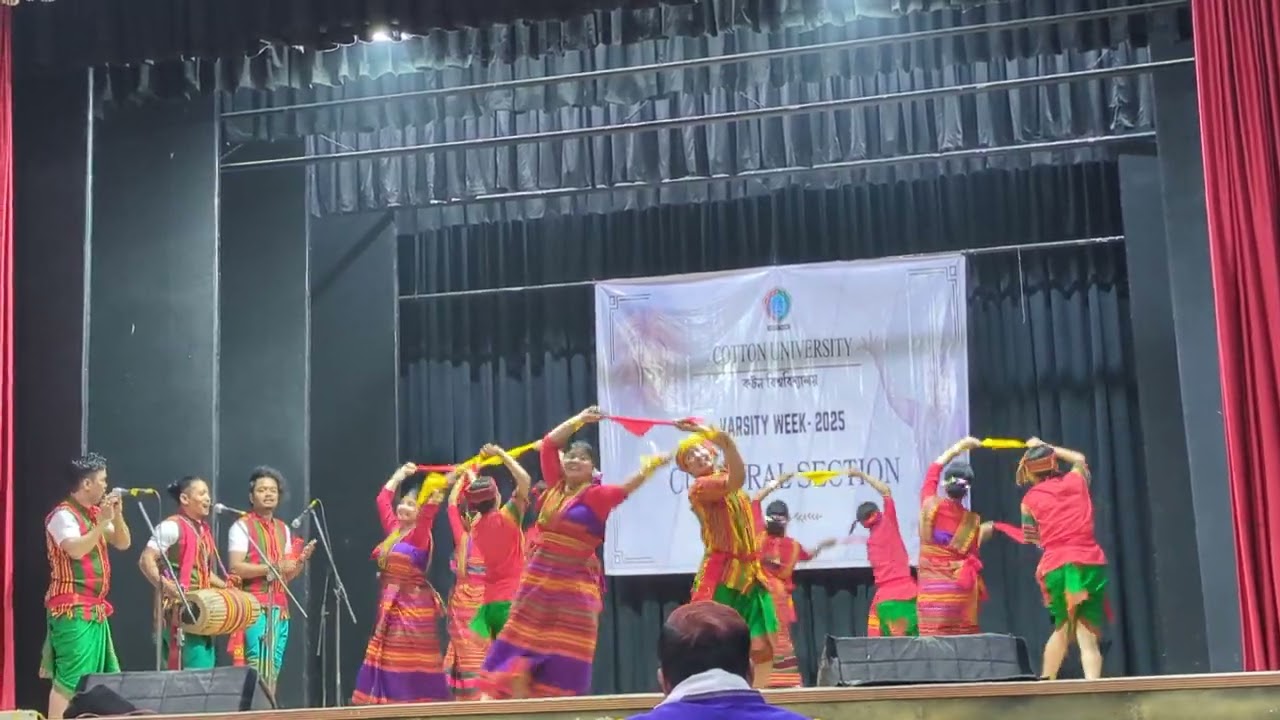 Hajong folk dance by Department of Geography, Cotton University