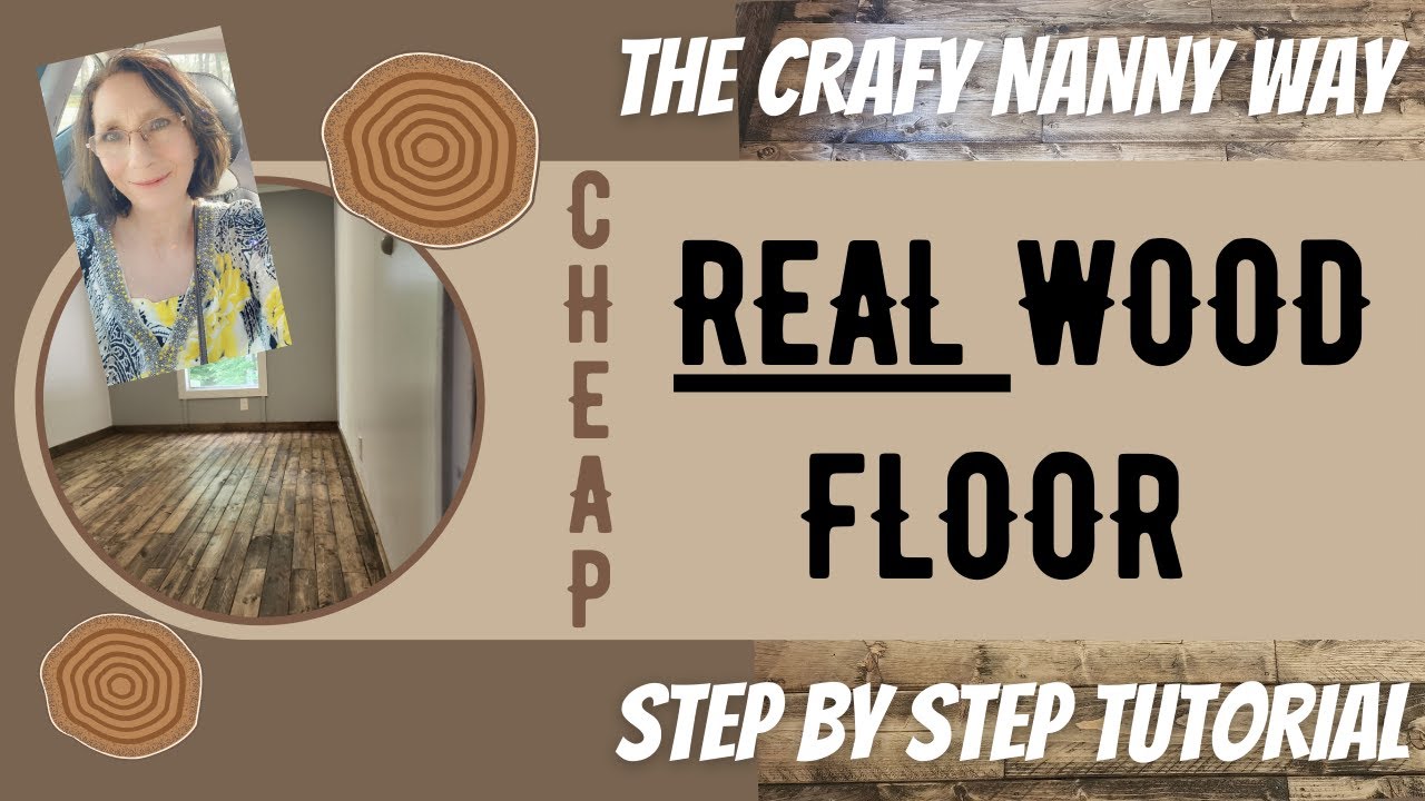 HOW TO GET A WOOD FLOOR CHEAP REAL WOOD FLOORS ON  A BUDGET