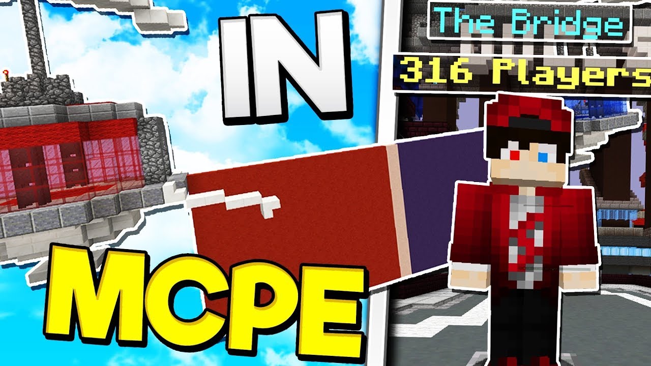 HYPIXEL BRIDGE SERVER in MCPE! - Minecraft PE (Pocket Edition)