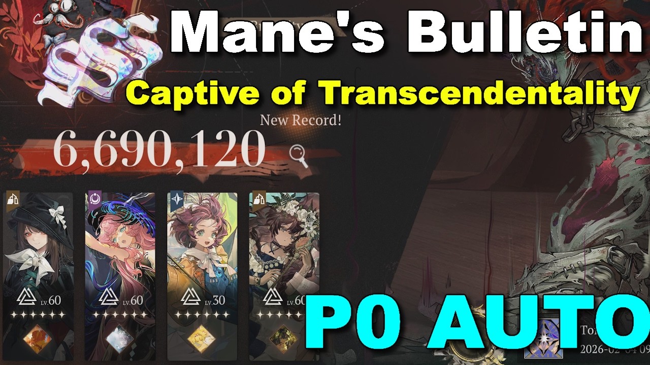 [ Reverse 1999 ] Mane's Bulletin - Captive of Transcendentality || 6.5 Mil+ P0 EASY AUTO-BATTLE