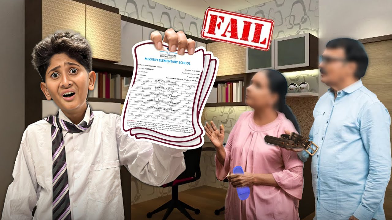 I Failed in Exam Prank!😳