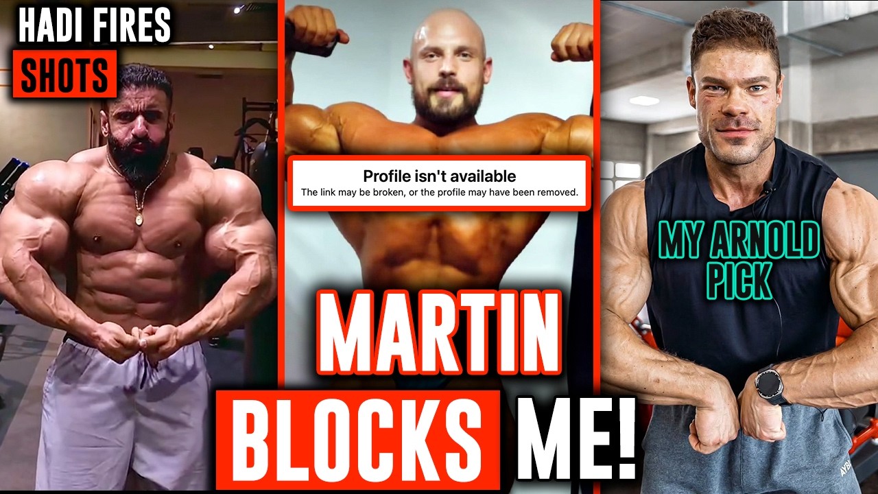 Martin Fitzwater RESPONDS + BLOCKS | Hadi + Nick 4 weeks out | Arnold Prediction