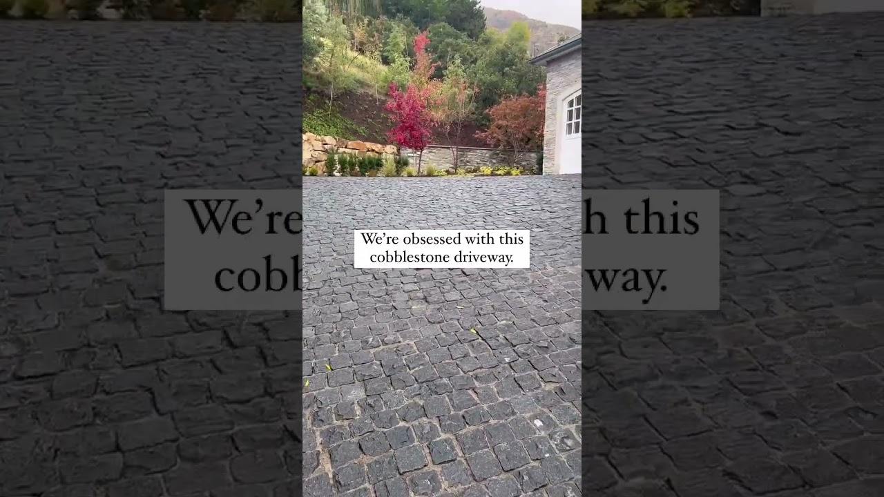 Our Cobblestone Driveway Project: Masterpiece in Stone | #CobbleStoneDriveway #CobbleStone