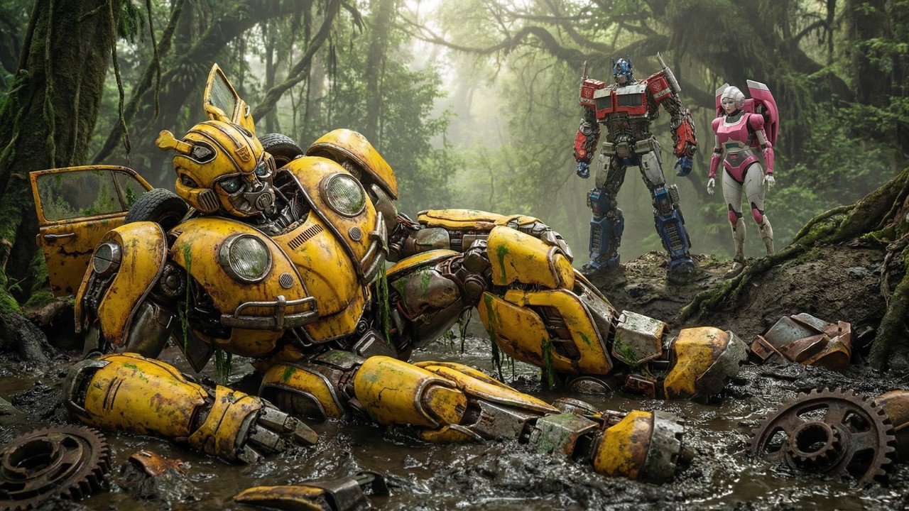 Bumblebee Restoration After 20 Years in Amazon Swamp  Optimus Prime & Arcee  ASMR