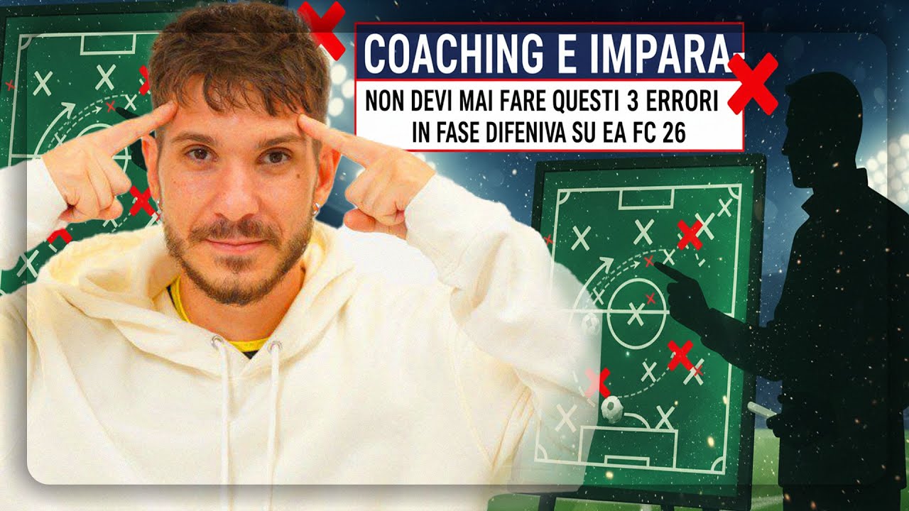 COACHING E IMPARA- NON DEVI MAI FARE QUESTI 3 ERRORI IN FASE DIFENSIVA SU EA FC 26