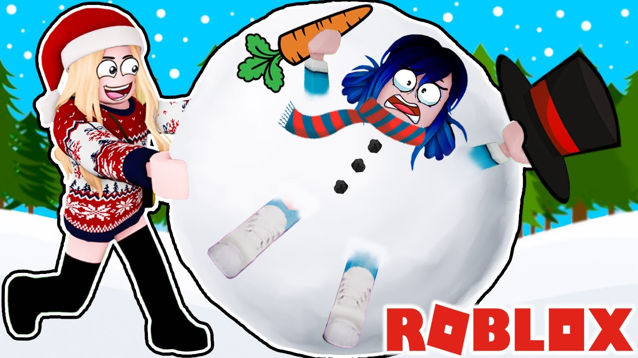 Zrobiłam NAJWIĘKSZĄ Kulę Śnieżną w Roblox ⛄️❄️