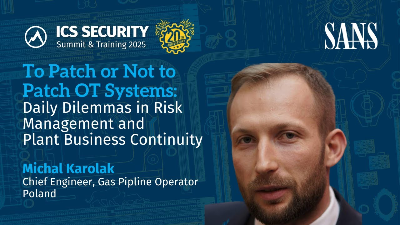 To Patch or Not to Patch OT System