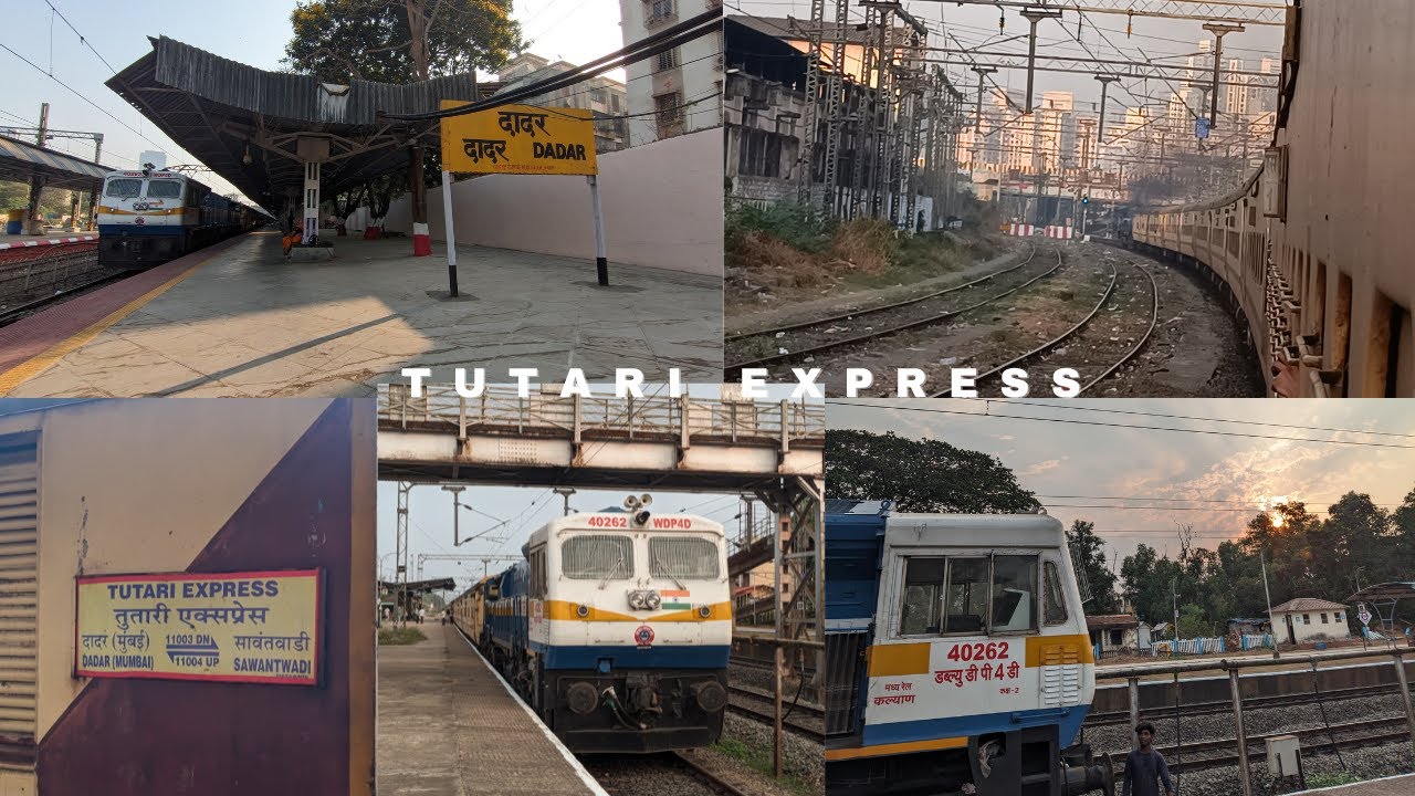 Tutari Express Train Journey from Sawantwadi to Dadar Mumbai