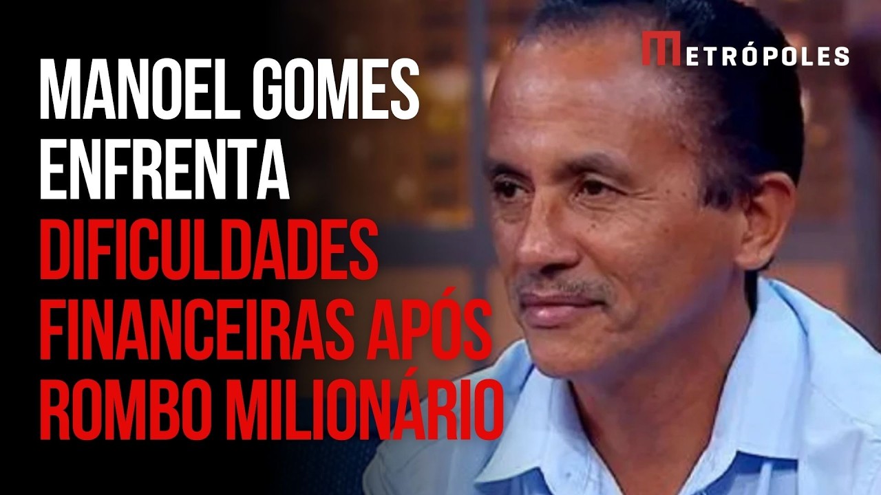 Após perder fortuna, Manoel Gomes mora de favor e tenta se reerguer