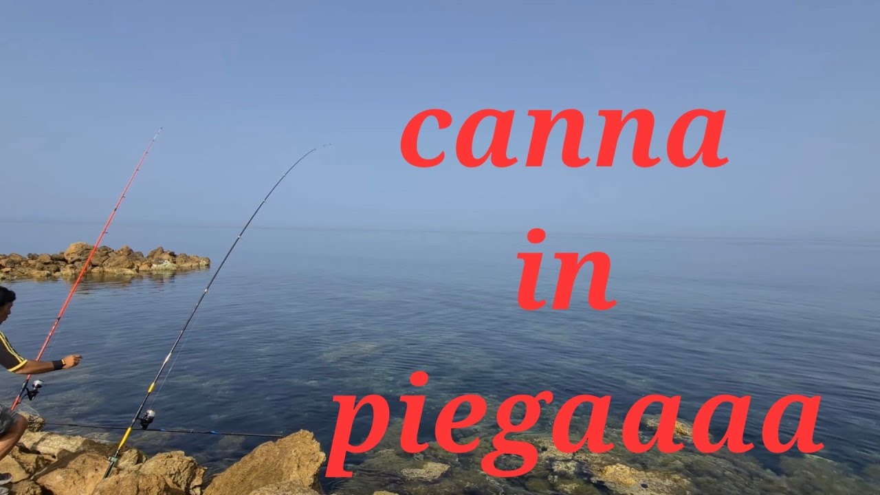 se parte la canna da pesca in piega,l'esito non e' mai certo. fishing with bobbit worm