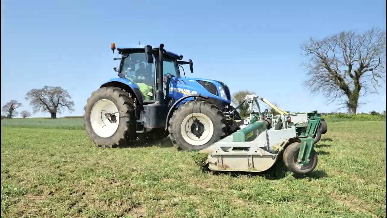 Major Cyclone Mower at New Shoots Farm in Suffolk