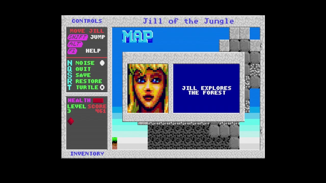 A Few Minutes of DOS Gaming - Jill of the Jungle Episode 1