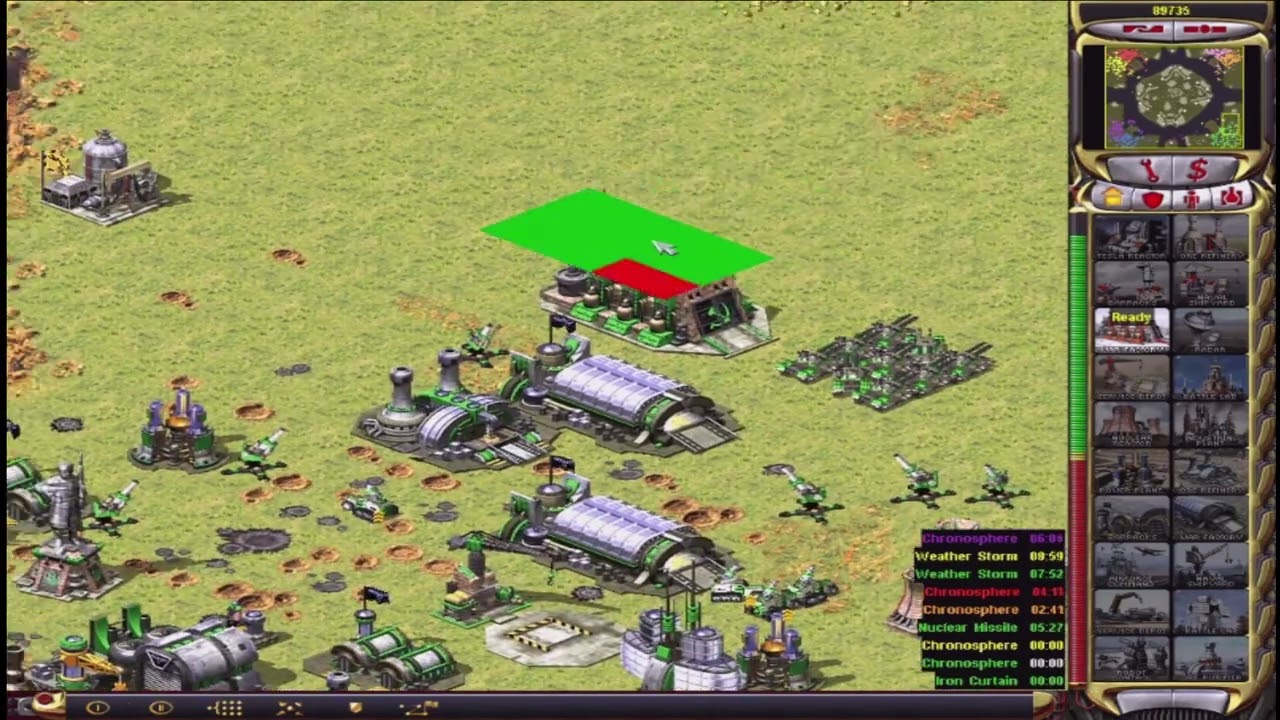 Yuri's Revenge 1 vs 7 Korea Brutal Ai Extra Hard mod Mayflower Map