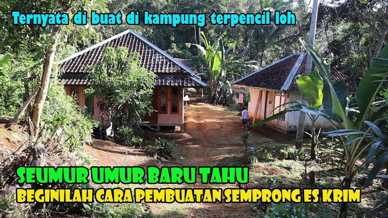 Ternyata Dari Kampung Inilah Makanan Kegemaran Waktu Kecil, Sangat Sederhana Cara Pembuatannya..