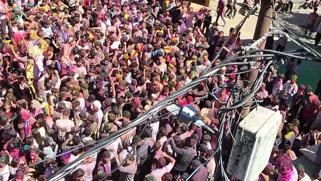 World famous Holi 🎉 celebration Chmoli gopinath temple ❤️