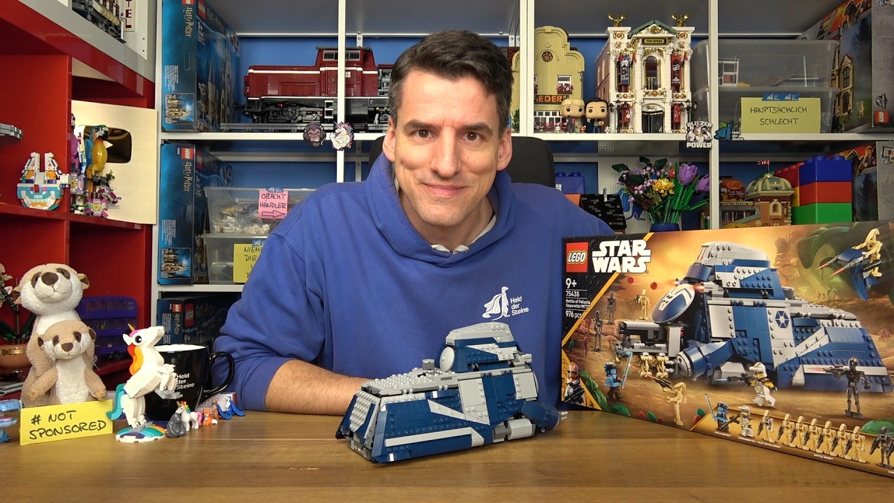 Erschreckend schlechte Minifiguren und immerhin eine lustige Funktion: LEGO® Star Wars 75435 MTT