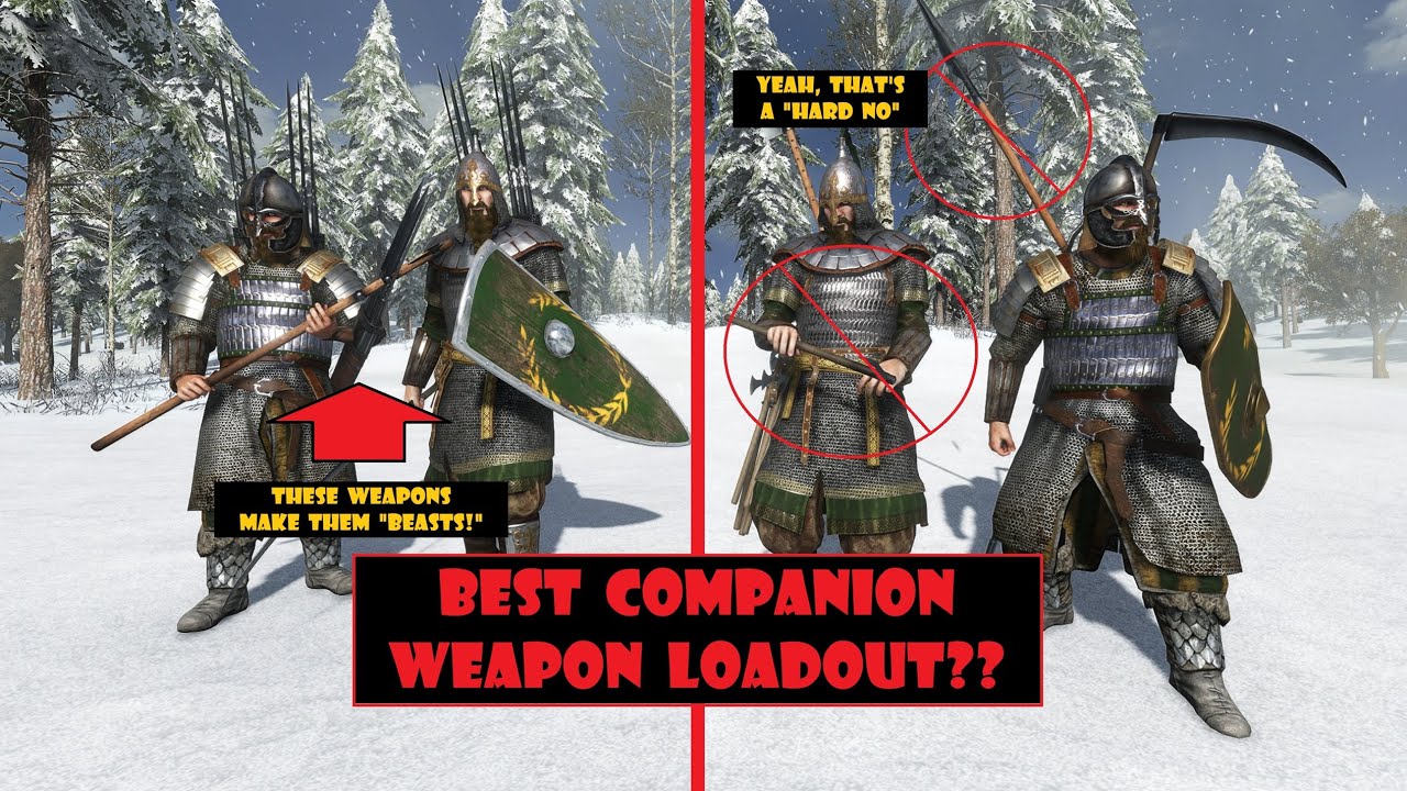 ЛУЧШИЕ комплекты сопутствующего оружия в Bannerlord и как их использовать с тактикой (часть 2)